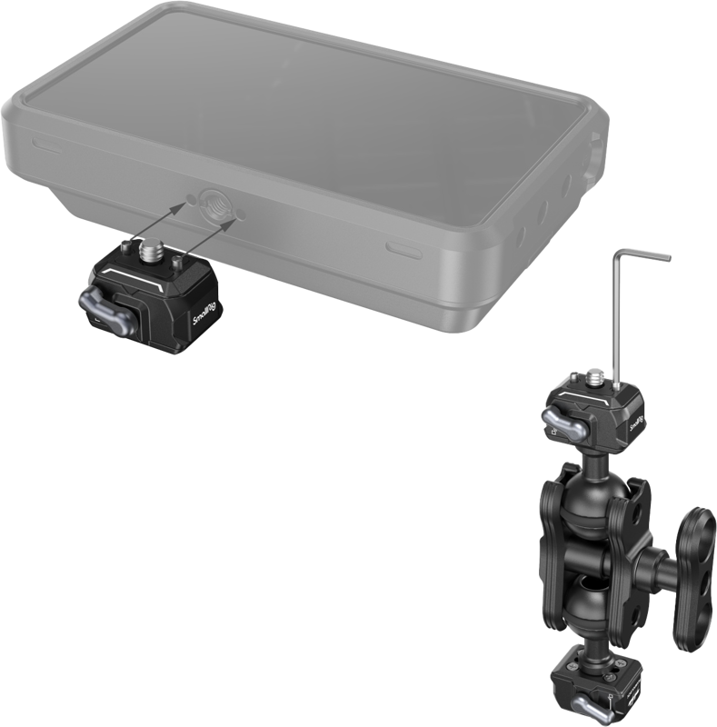 SMALLRIG 3515 Drop-in HawkLock Mini Magic Arm with Quick Release Ballhead