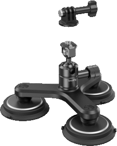 SMALLRIG 4468 Triple Magnetic Suction Cup Mounting Support Kit for Action Cameras