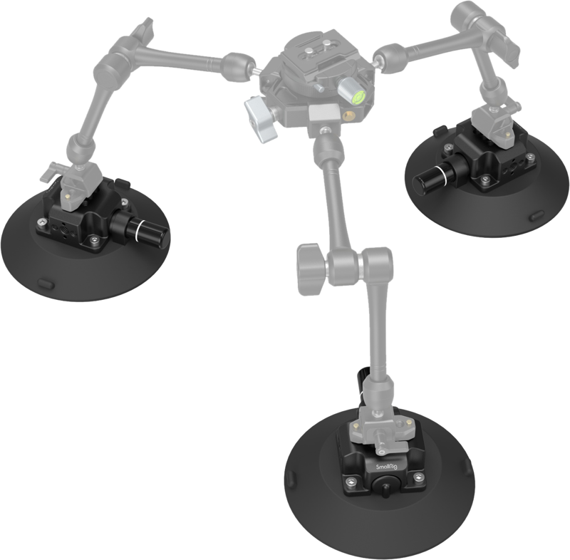 SMALLRIG 4114 Suction Cup 6" with camera mount