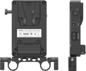 SMALLRIG 3498 Battery Adapter Plate V-Mount (Basic Version) with Dual Rod Clamp