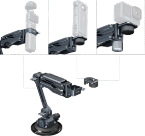 SMALLRIG 5123 Mini Shock Absorber Arm for DJI Osmo Pocket 3 / GoPro HERO13 / Insta360 X4