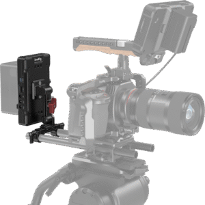 five 1/4"-20 threaded holes on the top and bottom