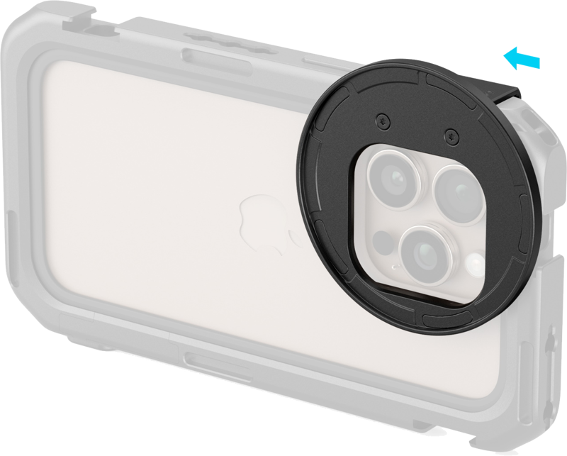 SMALLRIG 5010 Attachable Filter Adapter for iPhone 16 Series Cage 67mm