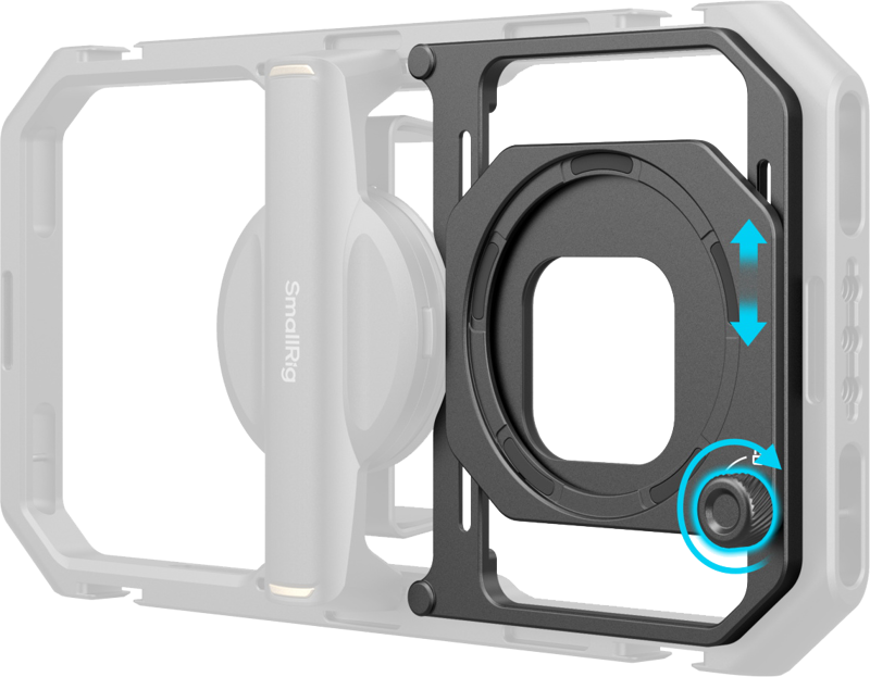 SMALLRIG 4843 Magnetic Filter Adapter for Universal Mobile Video Cage 67mm