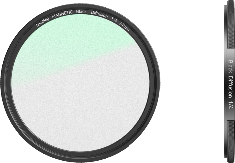 SMALLRIG 4583 Attachable 1/4 Effect Black Mist Filter (67mm)