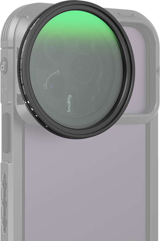 SMALLRIG 4215 MagEase Magnetic VND Filter Kit ND2-ND32 (1-5 Stop) 52mm