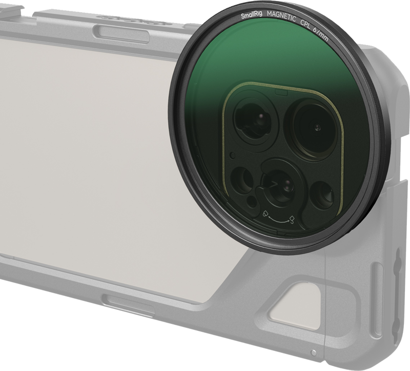 SMALLRIG 4727 Attachable CPL Filter with M-mount Filter Adapter (67mm)