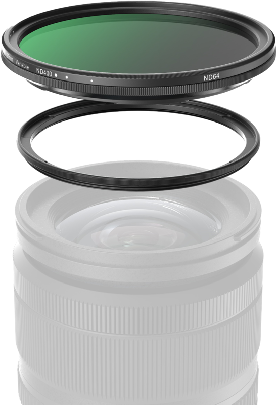 SMALLRIG 5169 Attachable VND Filter ND64-ND400 (6-9 Stop) 67mm