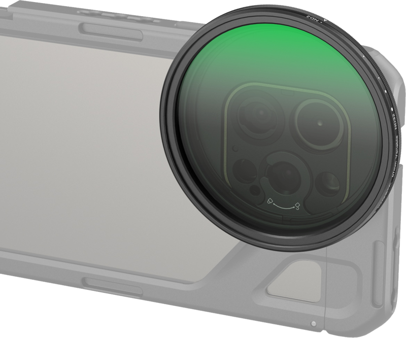 SMALLRIG 4724 Attachable VND Filter Kit ND2-ND32 (1-5 Stop) with M-mount Filter Adapter 67mm