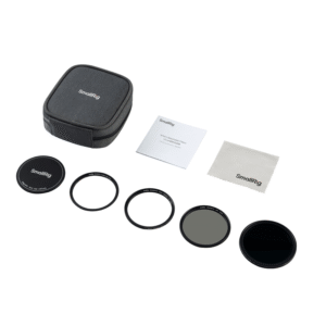 SMALLRIG 4726 5-in-1 Attachable Filter Kit VND 2-32 & CPL & 1/4 Effect Black Mist (67mm)