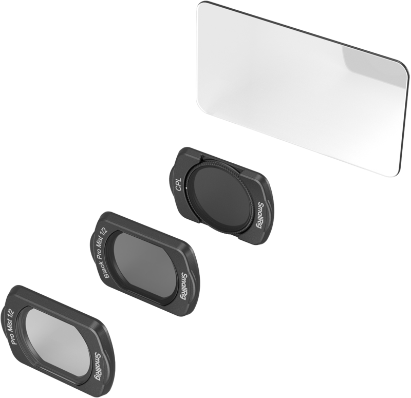 SMALLRIG 4775 Black / White Mist & CPL Filter Set for DJI Osmo Pocket 3