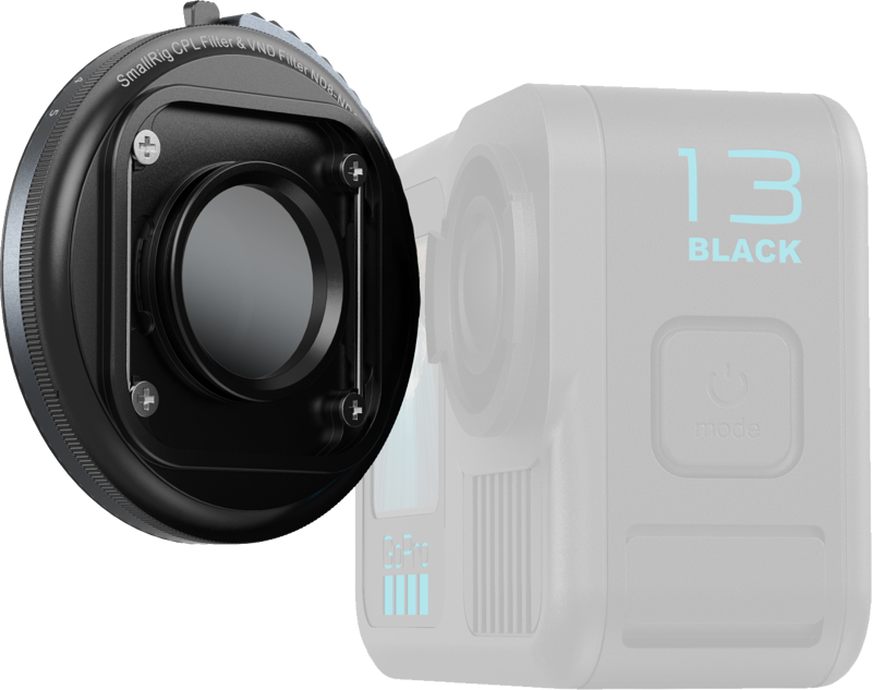 SMALLRIG 4942 CPL & VND 3-5 Filter for GoPro HERO 13 / 12 / 11 / 10 Black