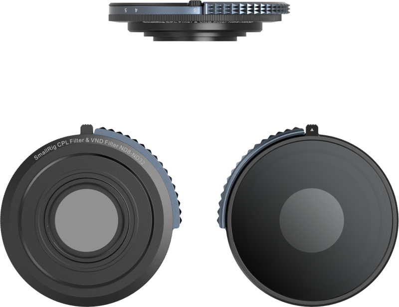SMALLRIG 4941 CPL & VND 3-5 Filter for DJI Osmo Action 4 Camera