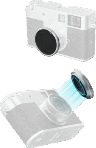 this filter ensures zero vignetting. The stepless adjustment mechanism allows smooth transitions between ND2 to ND32 (1-5 stops)