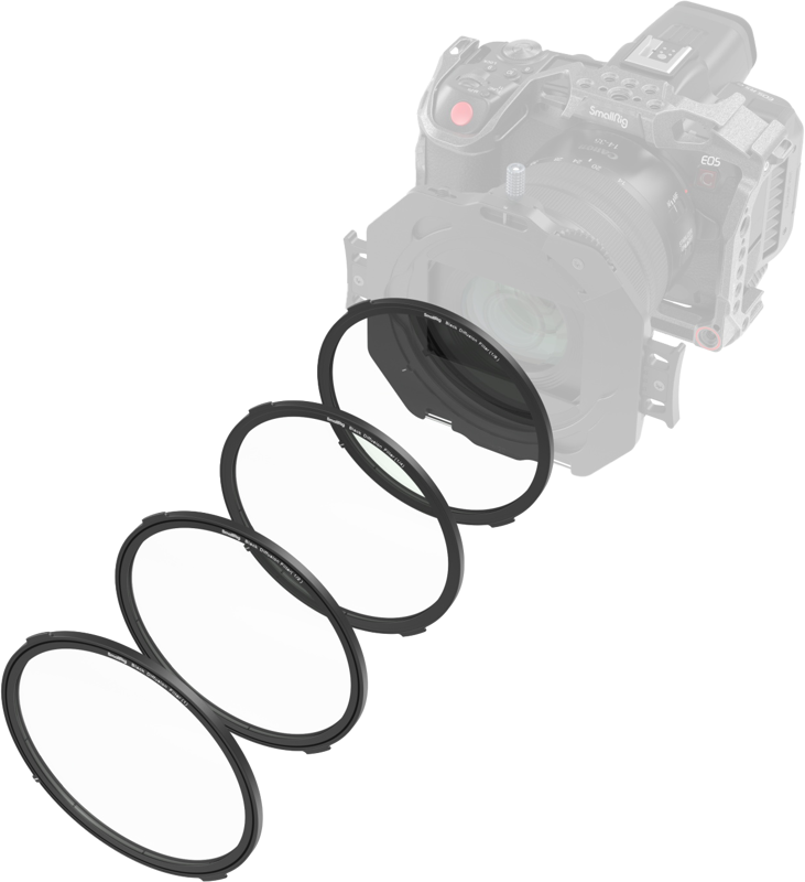 SMALLRIG 4650 Black Diffusion Filter Kit