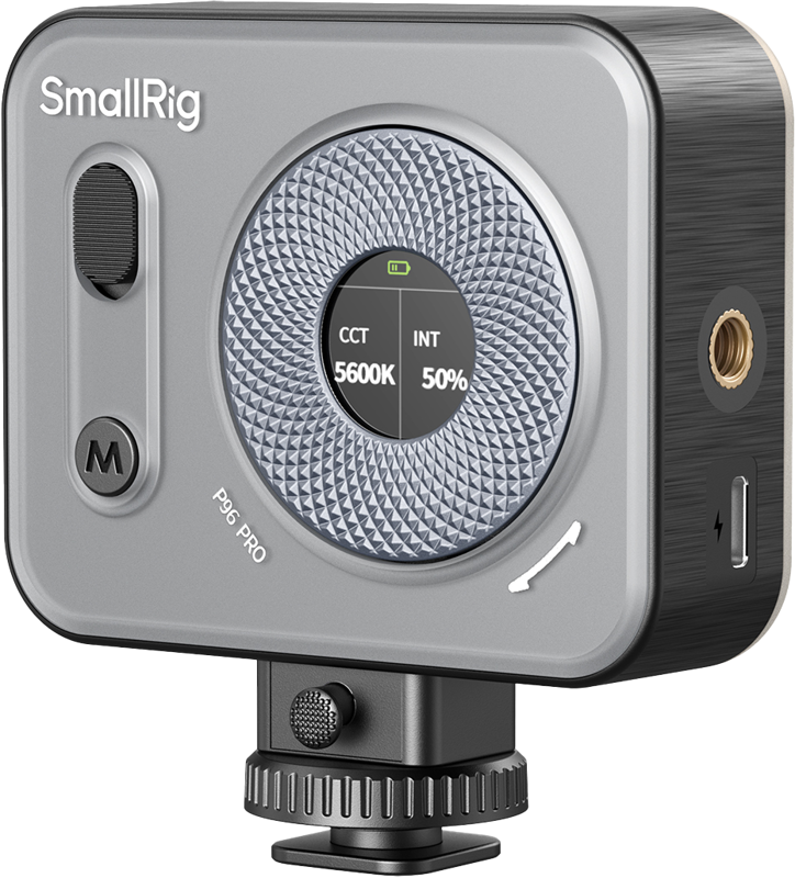 The SmallRig 4660 Vibe P96 Pro mini LED features professional color rendering performance