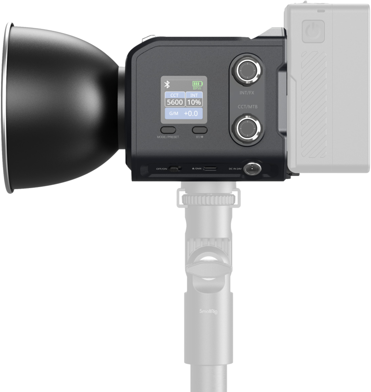 the palm-sized RC 100C is only one-third the size of traditional COB LED lights