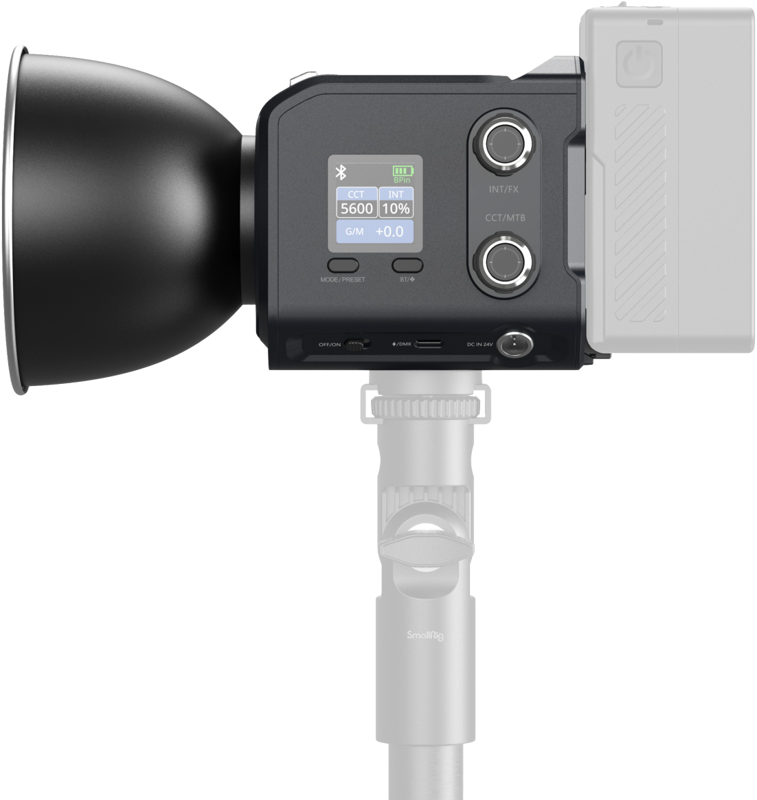 the palm-sized RC 100C is only one-third the size of traditional COB LED lights