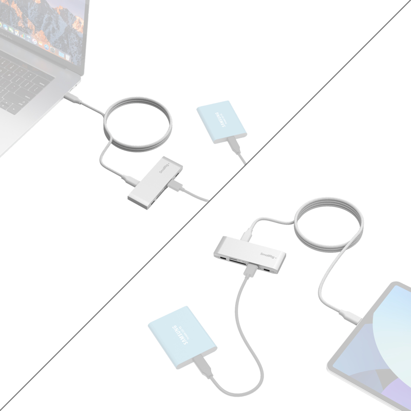 SMALLRIG 4746 5-in-1 Memory Card Reader for Travel Photography