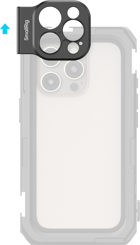 SMALLRIG 5009 Lens Backplate for iPhone 16 Series Cage 17mm Threaded