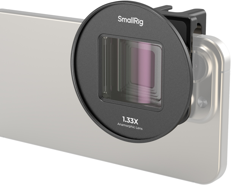 SMALLRIG 4590 Anamorphic Lens 1.33x for Mobile Phone (T-Mount)