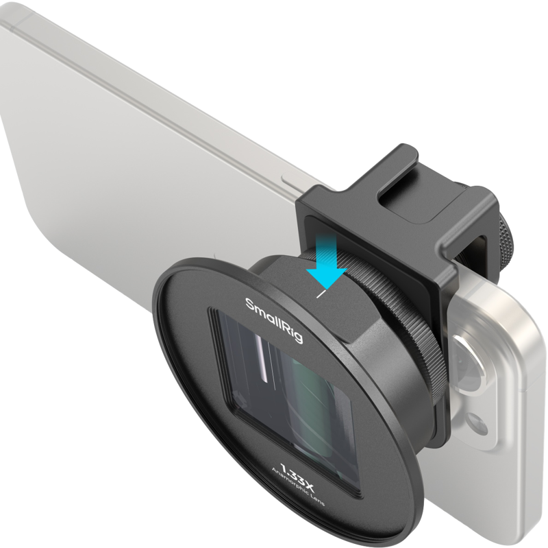 SMALLRIG 4590 Anamorphic Lens 1.33x for Mobile Phone (T-Mount)