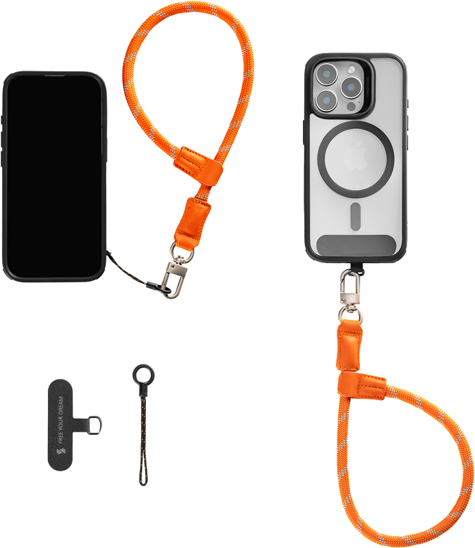 SMALLRIG 5302 FilMov Phone Wrist Strap Orange