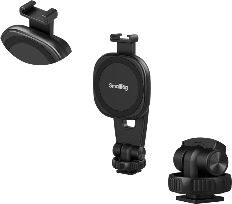 such as LED video lights and microphones