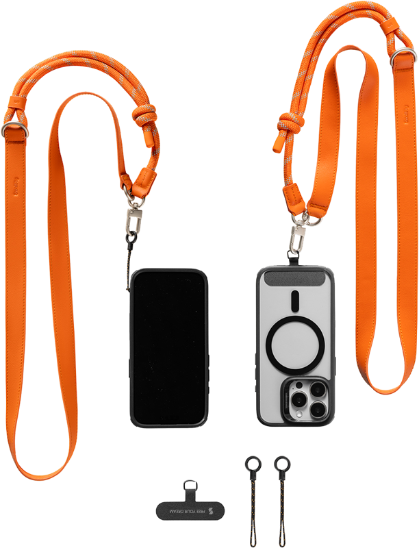 SMALLRIG 5300 FilMov Phone Shoulder Strap Orange