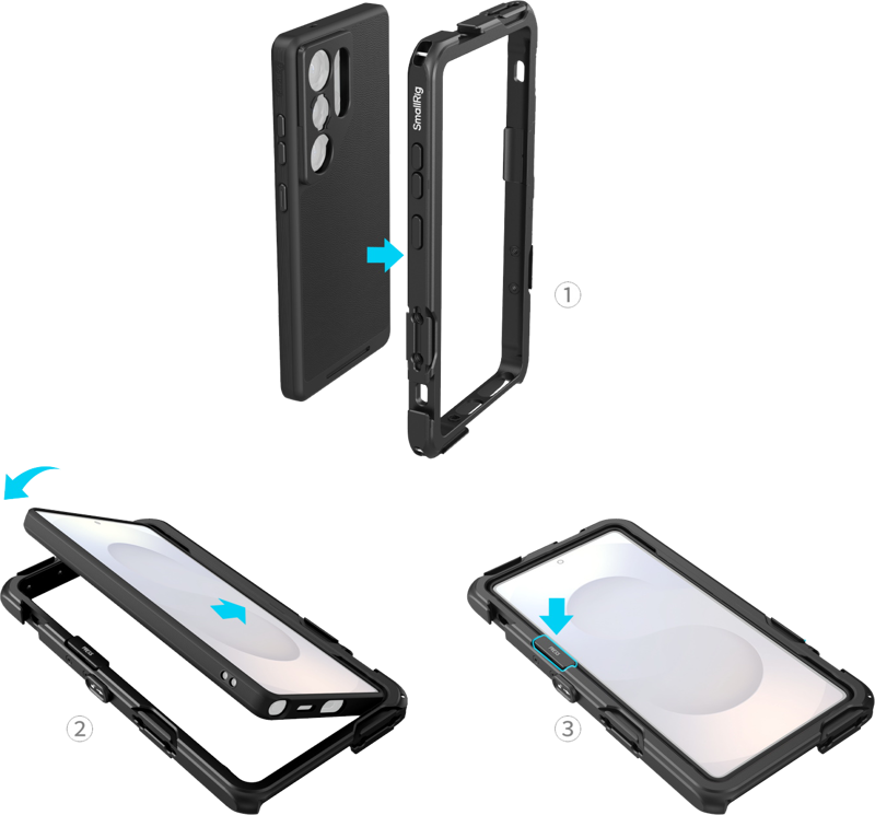 SMALLRIG 5254 Mobile Video Cage Kit for Samsung S25 Ultra