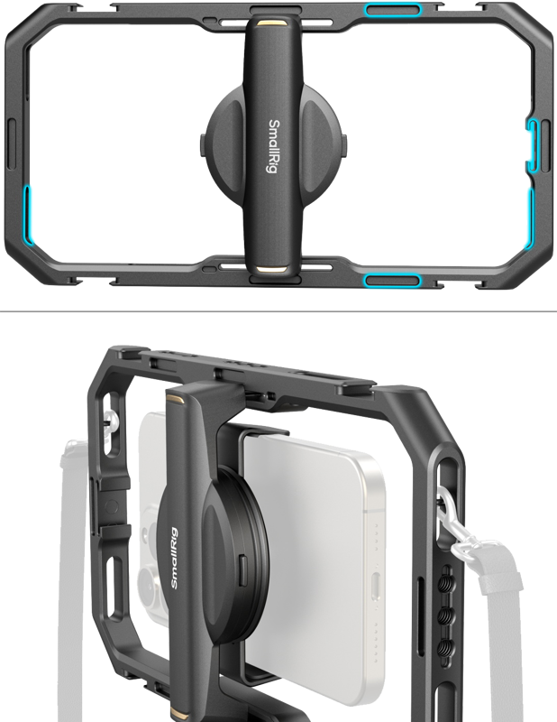 SMALLRIG 4597 All-in-One Video Kit for Smartphone Creators Quick Basic Edition