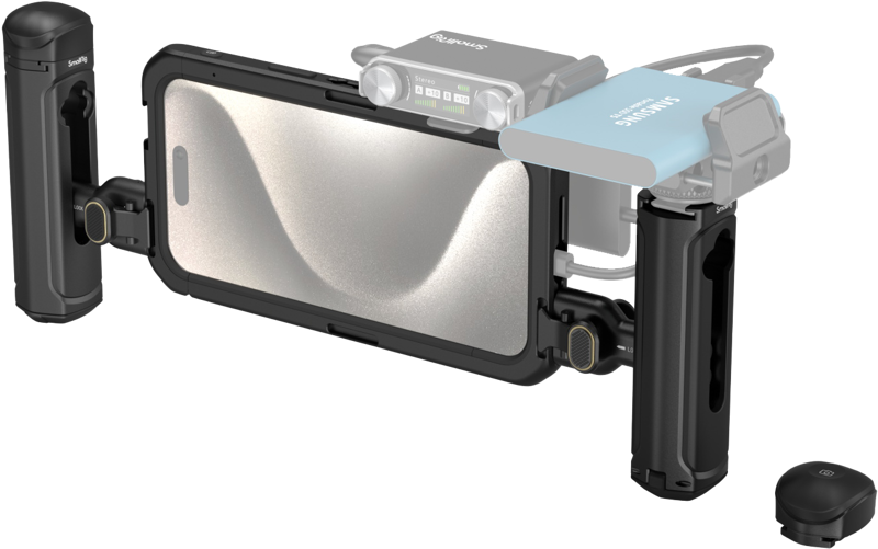 SMALLRIG 4392 Mobile Video Kit (Dual Handheld) for iPhone 15 Pro Max