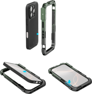 and short film production on mobile devices. The product includes a mobile phone protective case