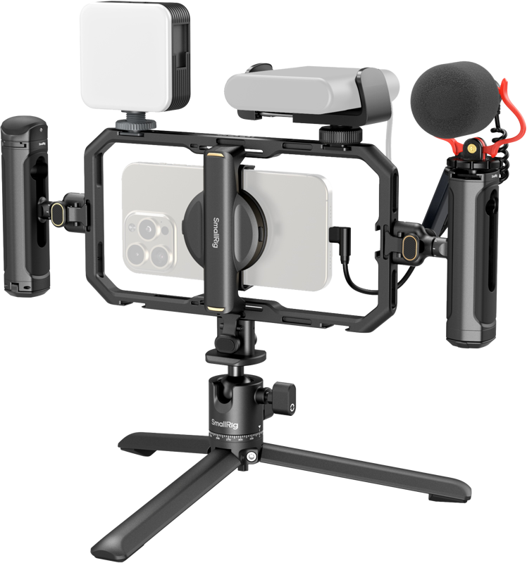 SMALLRIG 4704 All-in-One Video Kit for Smartphone Creators Qucik Pro Edition