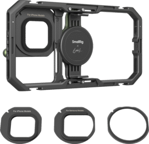 a rotatable side handle with M.2 SSD enclosure and wireless remote controller