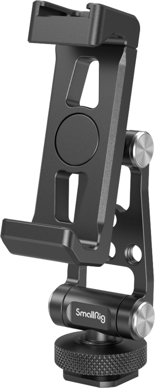 SMALLRIG 4382 Metal Phone Holder with Cold Shoe Mount