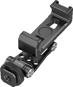 SMALLRIG 4382 Metal Phone Holder with Cold Shoe Mount