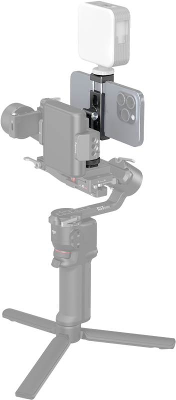 SMALLRIG 4382 Metal Phone Holder with Cold Shoe Mount