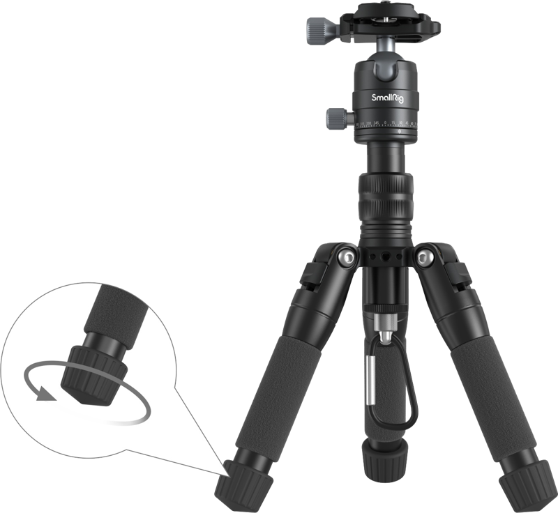 SMALLRIG 4289 Aluminum Mini Tripod VT-20