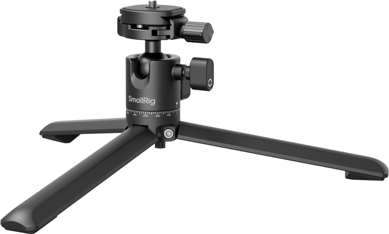 SMALLRIG 4630 Metal Tabletop Tripod with Arca-Swiss Quick Release Plate and Panoramic Ball Head