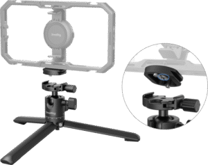 SMALLRIG 4630 Metal Tabletop Tripod with Arca-Swiss Quick Release Plate and Panoramic Ball Head