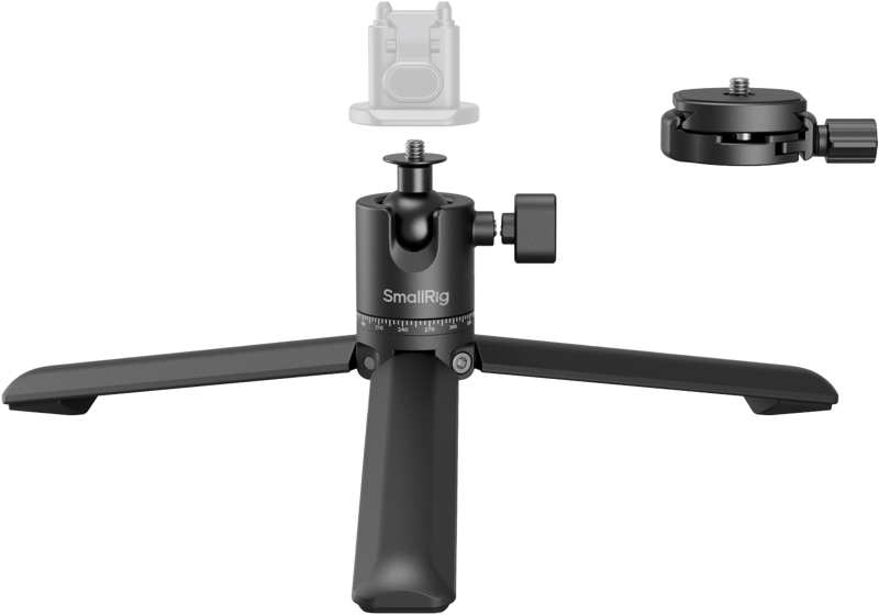 SMALLRIG 4630 Metal Tabletop Tripod with Arca-Swiss Quick Release Plate and Panoramic Ball Head