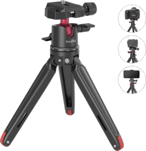SMALLRIG 2664 Tabletop Minitripod with Panoramic Ballhead