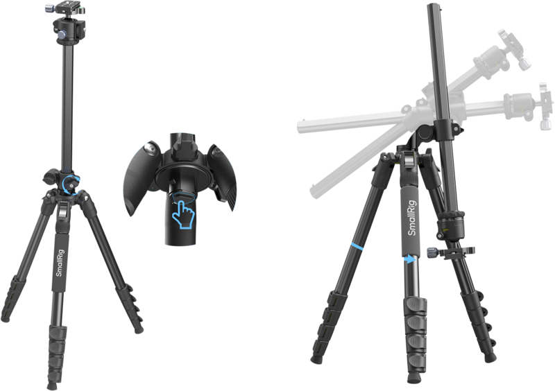 SMALLRIG 5290 Professional Overhead Camera Tripod CT25