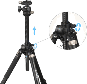 SMALLRIG 4288 Tripod with Lateral Center Column CT200