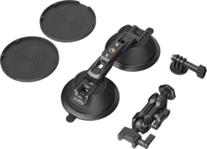 SMALLRIG 3566 Suction Cup Portable Dual with Camera Mount  SC-2K