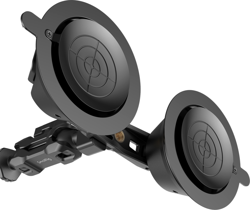 SMALLRIG 3566 Suction Cup Portable Dual with Camera Mount  SC-2K