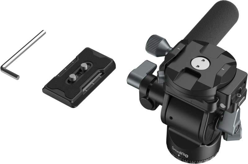 SMALLRIG 4104 Video Head with Mount Plate for Vertical Shooting