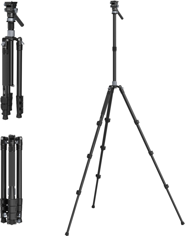 SMALLRIG 4221 Travel Video Tripod Kit