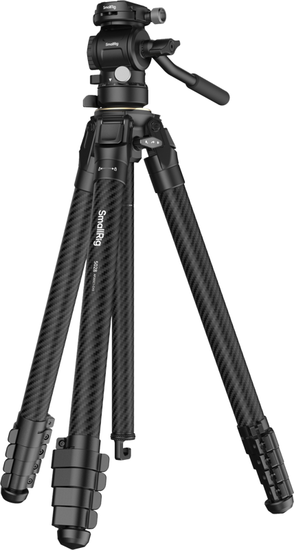 SMALLRIG 5028 Portable Carbon Fiber Travel Tripod Kit